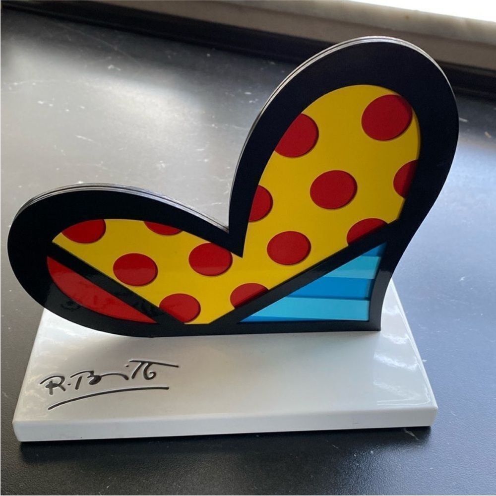 Colorful Heart Sculpture